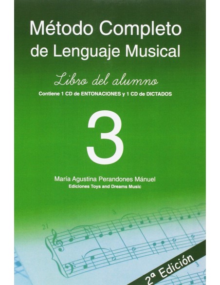 METODO COMPLETO DE LENGUAJE MUSICAL 3º NIVEL LIBRO DEL ALUMNO